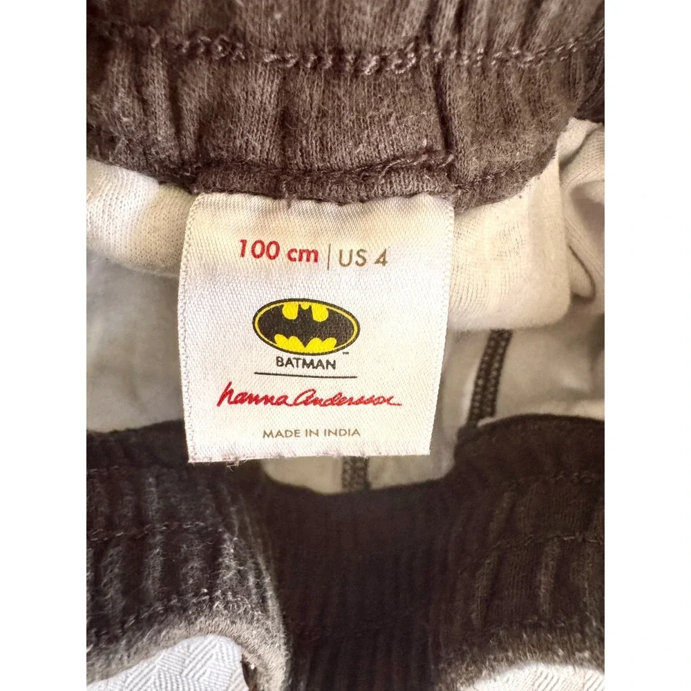 Hanna Andersson Disney Star Wars Batman Pajamas Set 3pc Organic Cotton Sz 4 100